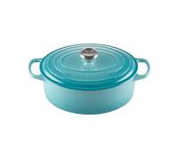 Le Creuset Cocotte ovale Evolution in ghisa vetrificata, diameter 29 cm, Blu Caribe, 21178291702430