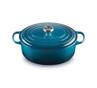 Le Creuset Cocotte ovale Evolution in ghisa vetrificata, diameter 31 cm, Deep Teal, 21178316422430