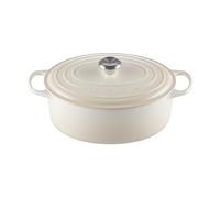 Le Creuset Cocotte ovale Evolution in ghisa vetrificata, diameter 31 cm, Meringue, 21178317164430