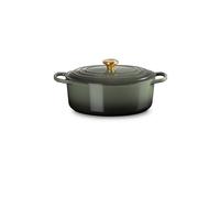LE CREUSET Cocotte ovale SIGNATURE 31cm 6,3l Timo verde scuro