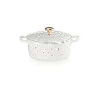 LE CREUSET - Cocotte Red. Evol. 22 Branca Corações 21177228451450
