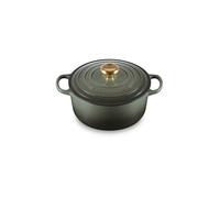 LE CREUSET Cocotte rotonda 24 cm/4,2 l SIGNATURE verde scuro