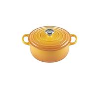 LE CREUSET Cocotte Rotonda Evolution in Ghisa 20 cm Nectar Giallo