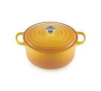 Le Creuset Cocotte rotonda Evolution in ghisa vetrificata con Coperchio, ⌀ 28 cm, Nectar, 21177286724430