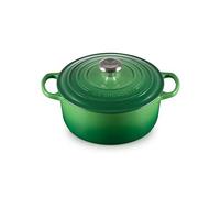 Le Creuset Cocotte rotonda Evolution in ghisa vetrificata con Coperchio, diameter 24 cm, Bamboo, 21177244082430