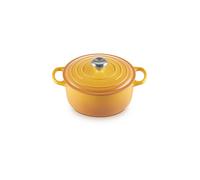 LE CREUSET Cocotte rotonda SIGNATURE 24cm/3,3l Nectar giallo