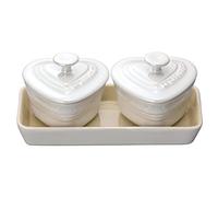 Le Creuset Contenitore Resistente al Calore Petit Ramekin d'Amour Set Bianco ...