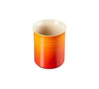 Le Creuset Contenitore spatole in gres vetrificato per Utensili da Cucina, 1.1 Litri, Arancione, 71501110900001