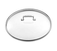 Le Creuset Coperchio in vetro, diameter 28 cm, Pratico accessorio per la linea in alluminio antiaderente, Impugnatura in acciaio inox fissata, 96200828000000