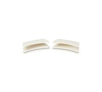 Le Creuset Coppia presine Adattabile Resistente al Calore fino a 250° C, Silicone, Set di 2, Meringue, 42813007160000