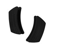 Le Creuset Coppia presine Adattabile Resistente al Calore fino a 250° C, Silicone, Set di 2, Nero Lucido, 93010300140000