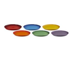 Le Creuset Coupe, Set 6 piatti piani in gres vetrificato 27 cm Coupe, Set 6 piatti piani in gres vetrificato 27 cm