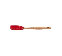 Le Creuset Cucchiaio Spatola da Cucina con Testa Removibile in Silicone,Legno, Lunghezza 32 cm, Ciliegia, 93007603060002