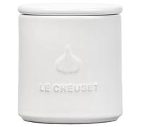 Le Creuset Custode per aglio in gres 400 ml, bianco