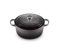Le Creuset Evolution - Signature Casseruola in Ghisa con Coperchio, Grigio (Flint), 26 cm