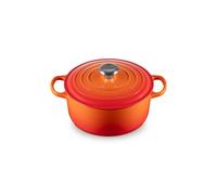 Le Creuset Evolution, cocotte rotonda 24 cm in ghisa vetrificata - arancio Evolution, cocotte rotonda 24 cm in ghisa vetrificata - arancio