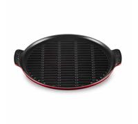 Le Creuset Griglia rotonda da bistrot, 31,8 cm, colore: ciliegia