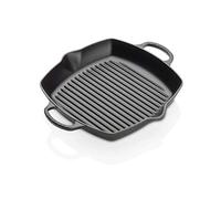 Le Creuset Grill quadrato profondo Evolution in ghisa vetrificata, 30 cm, Nero Matt, 20200300000422