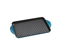 Le Creuset Grill rettangolare Tradition in ghisa vetrificata, 32 cm, Deep Teal