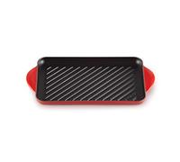 Le Creuset Tradition -Grill Bistecchiera Rettangolare - Ghisa cm32x22 - Ciliegia