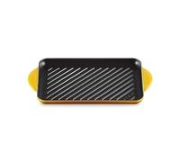 Le Creuset Grill rettangolare Tradition in ghisa vetrificata, 32 cm, Nectar, 20202326720460