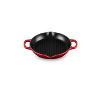 Le Creuset Grill rotondo profondo Evolution in ghisa vetrificata, 25 cm, Ciliegia, 20208250600422