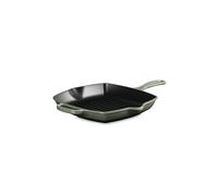 LE CREUSET Grillpfanne quadrata 26x26cm SIGANTURE Thyme verde scuro