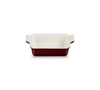 Le Creuset Heritage 71102199490001 - Piatto rettangolare in gres, 19 cm, 1,1 l, colore: granato