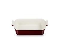 Le Creuset Heritage 71102269490001 - Piatto rettangolare in gres, 26 cm, 2,4 l, colore: granato