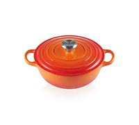 Le Creuset Marmitta Evolution in Ghisa Vetrificata, 24 cm, 3.1 L, Arancio, 21114240900430