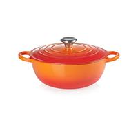 Le Creuset Marmitta Evolution in ghisa vetrificata con Coperchio, diameter 26 cm, Volume 4.1 L, Arancione, 21114260900430