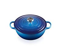 Le Creuset Marmitta Evolution in ghisa vetrificata con Coperchio, diameter 26 cm, Volume 4.1 L, Azzurro, 21114262200430