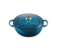 Le Creuset Marmitta Evolution in ghisa vetrificata con Coperchio, diameter 26 cm, Volume 4.1 L, Deep Teal, 21114266420430