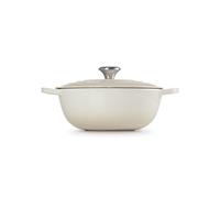 Le Creuset Marmitta Evolution in ghisa vetrificata con Coperchio, diameter 26 cm, Volume 4.1 L, Meringue, 21114267160430