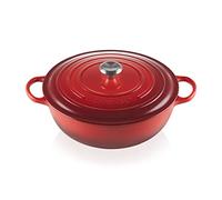Le Creuset Marmitta Evolution in ghisa vetrificata con Coperchio, diameter 32 cm, Volume 7 L, Ciliegia, 21114320600430