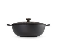 Le Creuset Marmitta Evolution in ghisa vetrificata con Coperchio, diameter 32 cm, Volume 7 L, Nero, 21114320000430