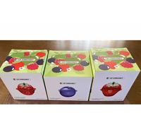 Le Creuset Mini Berry Cocotte Set di 3 Fragole Mirtillo Lampone Nuovo Giappone