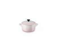 Le Creuset Mini cocotte rotonda in gres vetrificato, 250 ml, diameter 10 cm, Shell Pink, 71901107770100