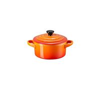 Le Creuset Mini cocotte rotonda in gres vetrificato, 250 ml, diameter 10 cm, Arancione, 71901100900100