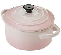 Le Creuset Mini cocotte rotonda in gres vetrificato, 250 ml, diameter 10 cm, Shell Pink, 71901107770100