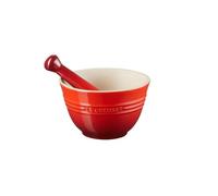 Le Creuset Mortaio con pestello in gres vetrificato, diameter 11.5 cm, Ciliegia, 81209300600003