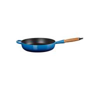 LE CREUSET Signature 20259282200422 - Padella in ghisa con manico in legno, 28 cm, colore: Azzurro