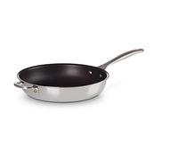 Le Creuset Padella alta in acciaio inox, interno antiaderente, diametro 28 cm, 96600228000000