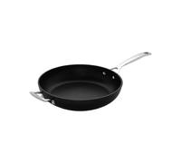 Le Creuset Padella Alta con maniglia in alluminio antiaderente, diameter 30 cm, per per tutte le fonti di calore, induzione incluso, Nero, 51101300010202