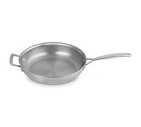 Le Creuset Padella bassa con maniglia in acciaio inox, diameter 28 cm, Compatibile con Tutte le Fonti di Calore (Induzione e Forno Inclusi), 96200228001100