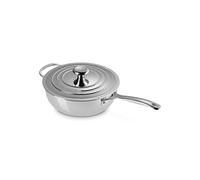 Le Creuset Padella Dello Chef – maniglia e coperchio in acciaio inox, interno antiaderente 24 cm