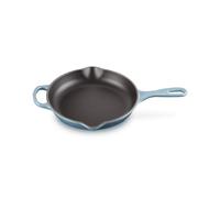 LE CREUSET Signature 20182234340422 - Padella in ghisa smaltata con manico e due beccucci per versare, 23 cm