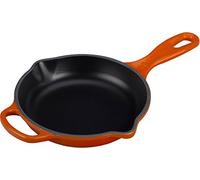Le Creuset Padella doppio becco Evolution in ghisa vetrificata, Rotonda, diameter 16 cm, Arancione, 20182160900422