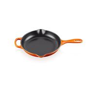 Le Creuset Padella doppio becco Evolution in ghisa vetrificata, Rotonda, diameter 23 cm, Arancione, 20182230900422