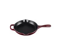 LE CREUSET Signature 20182239490422 - Padella in ghisa smaltata con manico e due beccucci per versare, 23 cm, colore: granato